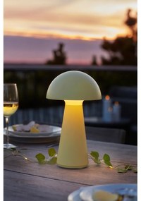 Żółta lampa stołowa LED ze zdalnym sterowaniem (wysokość 28 cm) Sam – Sirius
