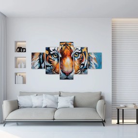 Obraz - Widok tygrysa, obraz (125x70 cm)
