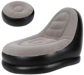 Fotel dmuchany z podnóżkiem sofa wypoczynkowa