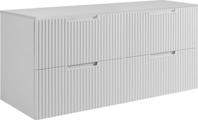 Szafka łazienkowa, biała, 120 (2 x 60) x 58,6 x 46 cm