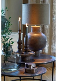 Miedziane metalowe okrągłe stoliki zestaw 2 szt. ø 75 cm Talca – Light &amp; Living