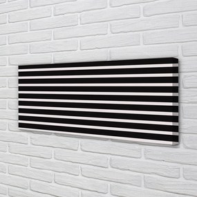 Zdjęcie na płótnie Klasyczne Czarne Pasy