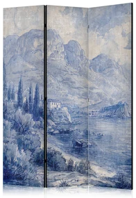 Parawan dwustronny Pejzaże 135x172 cm 3-częściowy szary ARTGEIST B