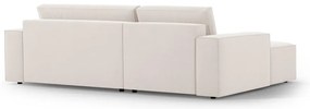 Beżowy rozkładany narożnik (lewostronny) Jodie – Micadoni Home