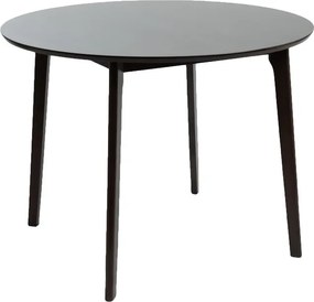 Okrągły stół jadalniany Malti, 100 cm, ciemnobrązowy