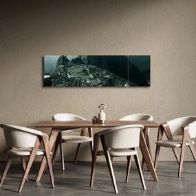 Obraz - Lamy w Machu Picchu w Peru (170x50 cm)
