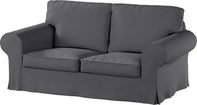 Pokrowiec na sofę Ektorp 2-osobową, nierozkładaną kolor szary tkanina strukturalna