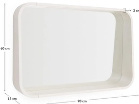 Lustro ścienne 90x60 cm Salaya – Kave Home
