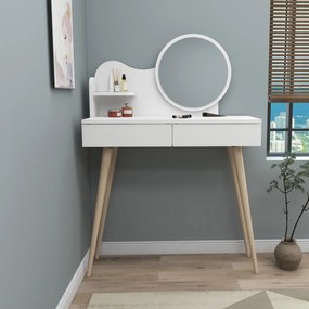 Stolik kosmetyczny Gutty White