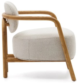 Beżowy fotel Melqui – Kave Home