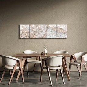 Obraz - Beżowe liście (170x50 cm)