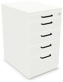 Kontenerek biurowy EASY SPACE 4D PB 43cm biały NOWY STYL
