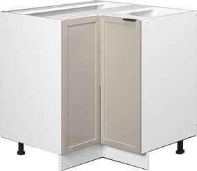 Szafka narożna greybeige 80.5x51.6x82 fame-line