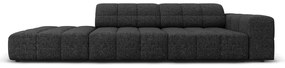 Antracytowy szezlong (prawostronny) Chicago – Cosmopolitan Design