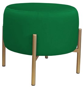 Pufa OLA LOFT ławka podnóżek metal złota MG25