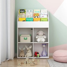 Półka dla dzieci biały 72x30.2x111 conny