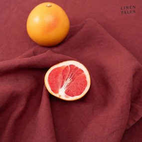 Lniany obrus 140x140 cm Marsala – Linen Tales