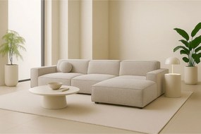 Narożnik w kształcie L Cursal, tkanina Artico, Nata, Prawy