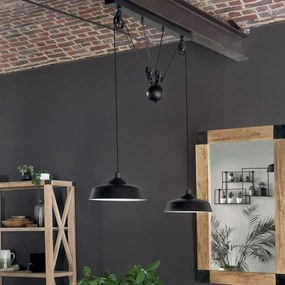 Lampa wisząca EZIO, metal, wys. 60 cm
