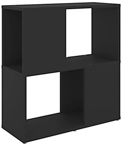 Biblioteczka do salonu czarna H6-A30