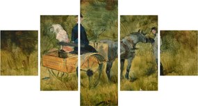 Obraz - Henri de Toulouse-Lautrec, The Trap, reprodukcje (125x70 cm)