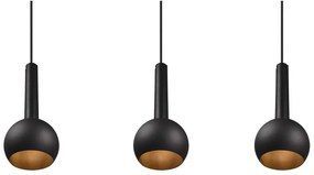 Czarna lampa wisząca Ciliana – CINQUE