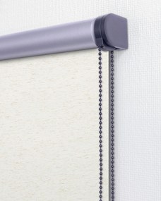 Roleta zwijana Classic kolor beżowy tkanina odbijająca światło, zaciemniająca