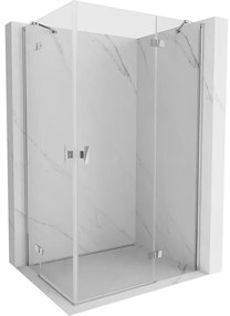 Mexen Mist-H Duo kabina prysznicowa uchylna prawa 110 x 115 cm, transparent, chrom - 8A5-110L-115P-01-00