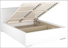 Tapicerowane łóżko z zagłówkiem 120x200 Mensis 2X - 36 kolorów