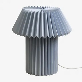 Lampa Stołowa Papierowa Lesina Kids Azul Lavanda - Sklum