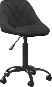 Czarny tapicerowany fotel obrotowy G1-Z09