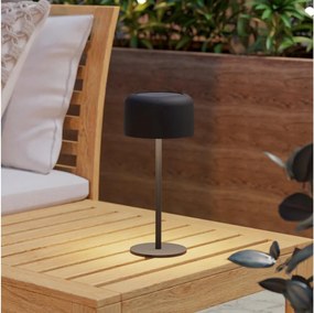 Eglo 901889 - LED solarna lampa stołowa ROCCANOVA LED/2,8W/3,7V IP44 czarna