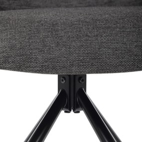 Zestaw krzeseł obiadowych z mechanizmem powrotnymDCH-Y1143 GREY2, 2 szt.