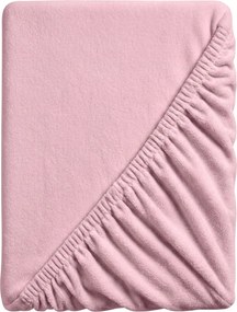 PrzytulneMieszkanie.pl Prześcieradło z mikropluszu SOFT 90x200 różowe