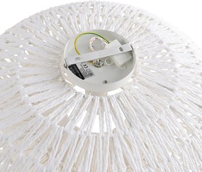 Lampa sufitowa w stylu retro biała - Lina