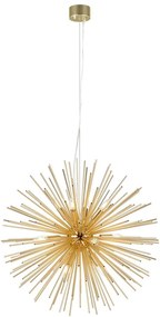 Lampa wisząca w kolorze złotym z metalowym kloszem 72x72 cm Soleil – Markslöjd