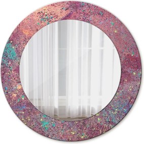 Lustro dekoracyjne okrągłe Festiwal kolorów