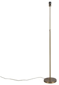 Lampa stojąca w stylu vintage, regulowana, brązowa - Parte ArtDeco Oswietlenie wewnetrzne