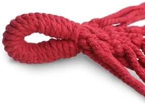 Czerwona hamak LAZARA 240x150 cm