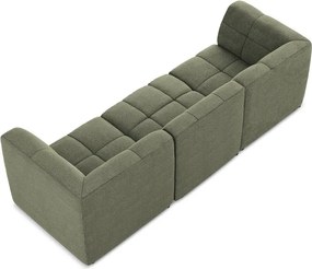 Zielona sofa z materiału bouclé 255 cm Aloha – Makamii
