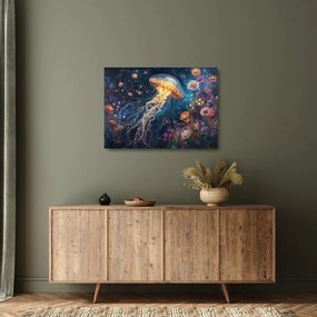 Obraz na szkle - Magiczna meduza (70x50 cm)