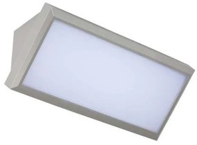 LED zewnętrzna lampa ścienna LED/12W/230V 4000K IP65 szara