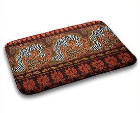 Dywanik łazienkowy Dywanik łazienkowy Afryka Zwierzęta Abstrakcja