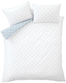Biało-niebieska bawełniana pościel dwuosobowa 200x200 cm Esme Floral – Bianca