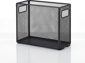 Organizer na biurko wąski koszyk pionowy metalowy