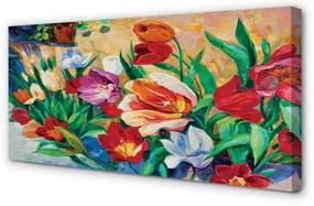 Duży obraz na płótnie Kwiaty