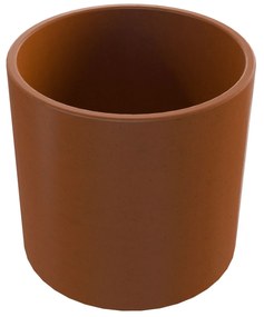 Umywalka betonowa nablatowa okrągła bez otworu na baterię 41 x 40 cm BENE | różne kolory : Kolor - Ceglasty