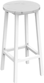 Nowoczesny hoker z podnóżkiem biały + marmur M7-C48