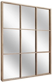 Wiszące lustro ze szprosami dąb N7-S20