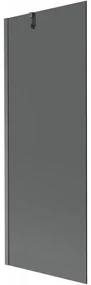 Mexen Next parawan nawannowy 1-skrzydłowy 70 x 150 cm, grafit, gun gray szczotkowany - 895-070-000-00-40-66
